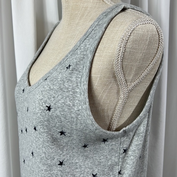 Sonoma XL Grey Stars Ribbed Tank - Picture 5 of 12
